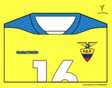 Camiseta del mundial de fútbol 2014 de Ecuador