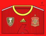 Camiseta del mundial de fútbol 2014 de España