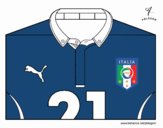 Camiseta del mundial de fútbol 2014 de Italia