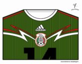 Camiseta del mundial de fútbol 2014 de México