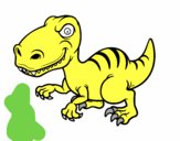 Dinosaurio velociraptor