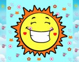 Sol sonriendo