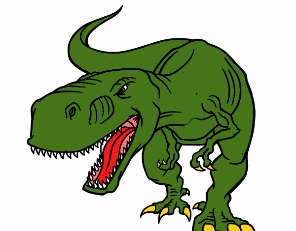 Dibujo de Tiranosaurio Rex enfadado pintado por en  el día  17-07-18 a las 15:26:03. Imprime, pinta o colorea tus propios dibujos!