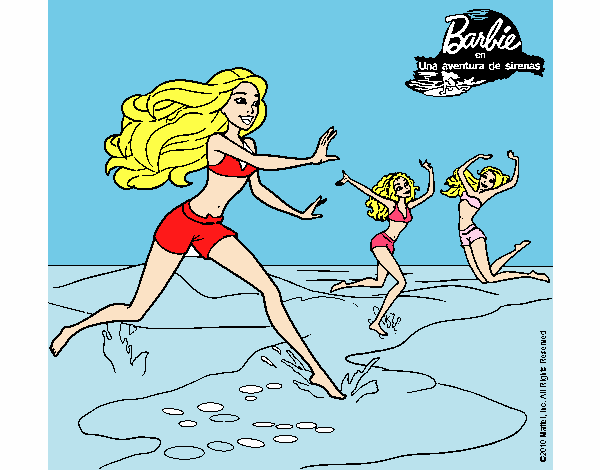 Barbie de regreso a la playa