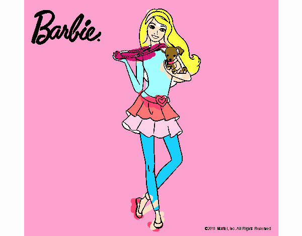 Barbie y su mascota