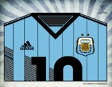 Camiseta del mundial de fútbol 2014 de Argentina