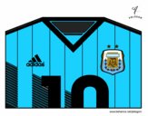 Camiseta del mundial de fútbol 2014 de Argentina