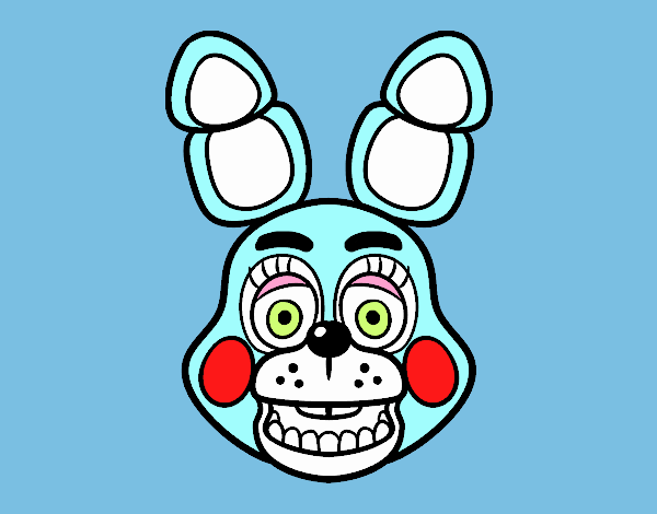 Cara de Toy Bonnie de Five Nights at Freddy's