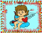 Cupido en una nube