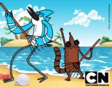 Mordecai y Rigby