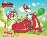 Mr Peabody y Sherman en moto