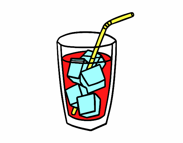 Un vaso de refresco
