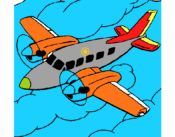 Dibujo de Avioneta 1 pintado por en  el día 31-07-18 a las  01:53:47. Imprime, pinta o colorea tus propios dibujos!