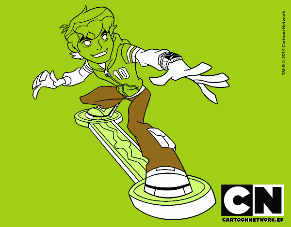 Ben 10 skateboard