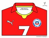 Camiseta del mundial de fútbol 2014 de Chile