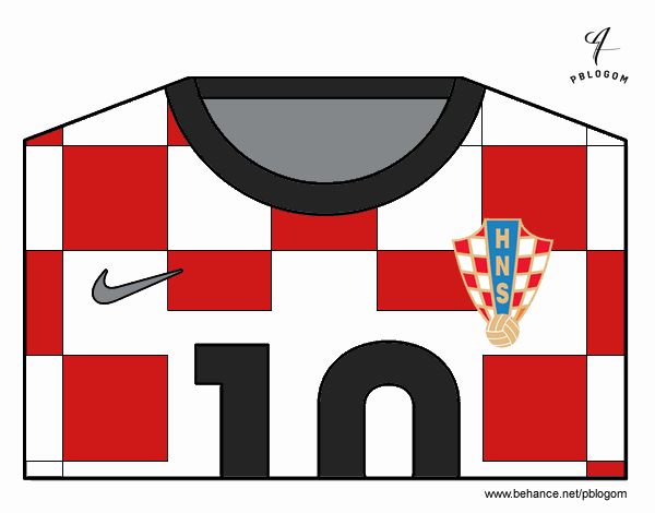 Camiseta del mundial de fútbol 2014 de Croacia