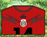 Camiseta del mundial de fútbol 2014 de México