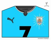 Camiseta del mundial de fútbol 2014 de Uruguay