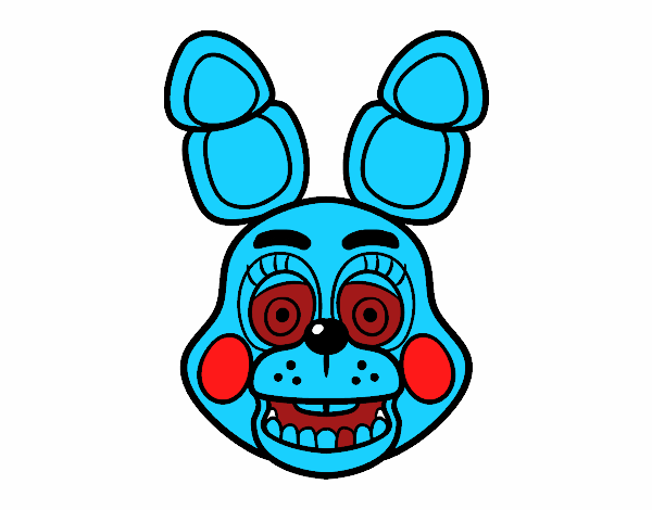 Cara de Toy Bonnie de Five Nights at Freddy's