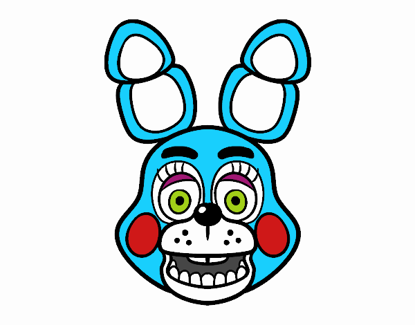 Cara de Toy Bonnie de Five Nights at Freddy's