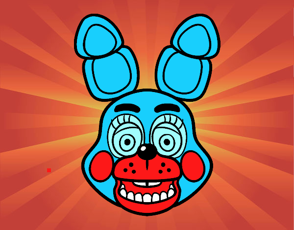 Cara de Toy Bonnie de Five Nights at Freddy's