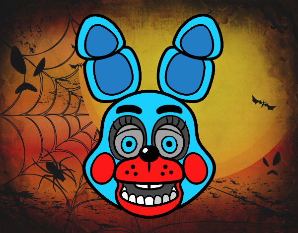 Cara de Toy Bonnie de Five Nights at Freddy's