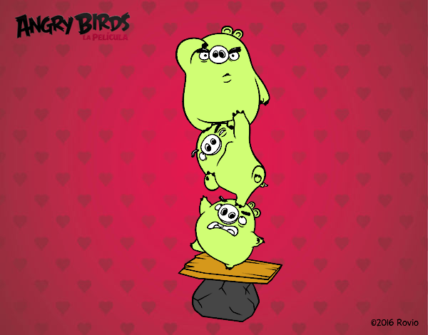 Cerdos verdes de Angry Birds