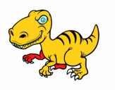 Dinosaurio velociraptor