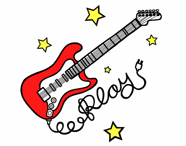 Guitarra y estrellas