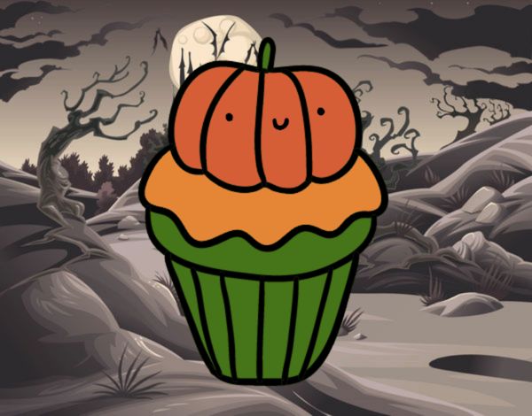 Halloween cupcake