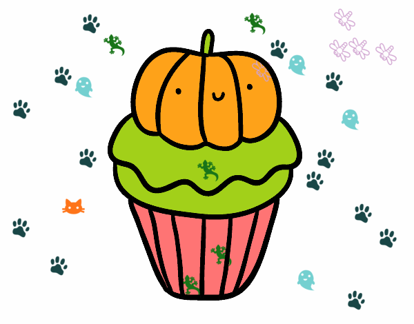 Halloween cupcake