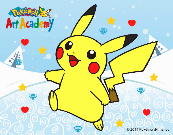 Pikachu en Pokémon Art Academy