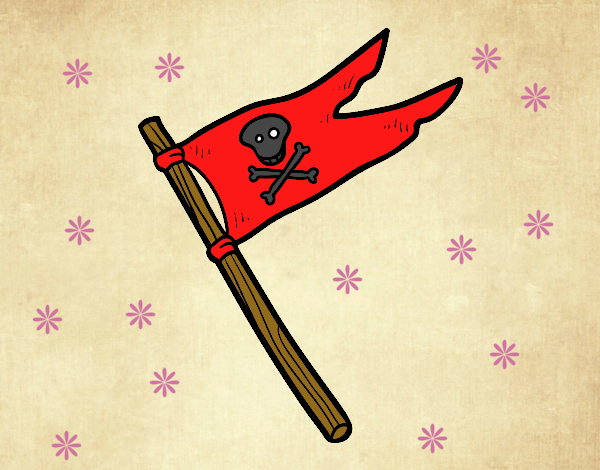 Una bandera pirata