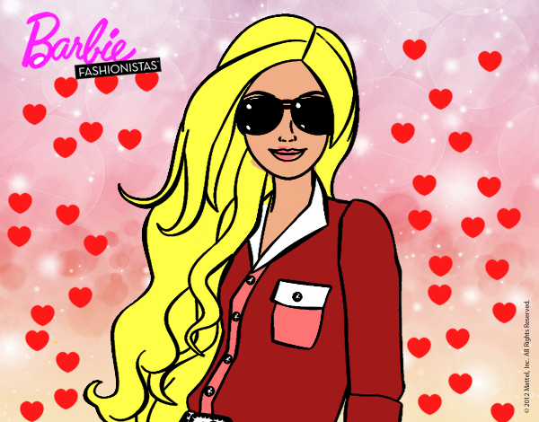 Barbie con gafas de sol