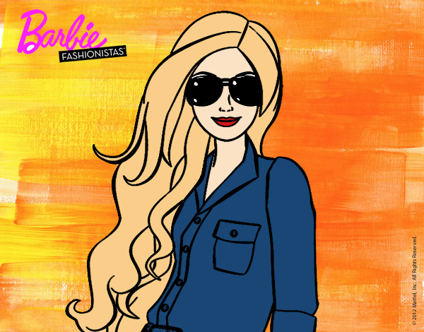 Barbie con gafas de sol