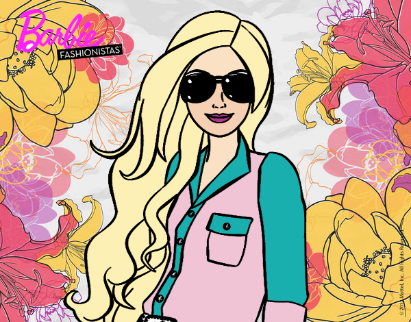 Barbie con gafas de sol