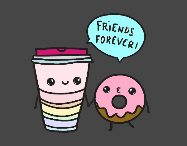 Café y donut