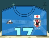 Camiseta del mundial de fútbol 2014 de Japón