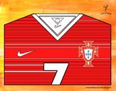 Camiseta del mundial de fútbol 2014 de Portugal