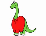 Diplodocus con camisa