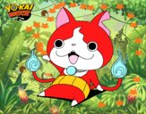 Jibanyan saludando