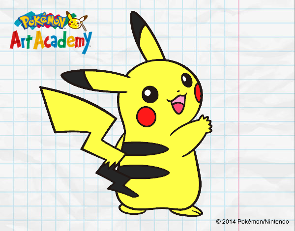 Pikachu de espaldas