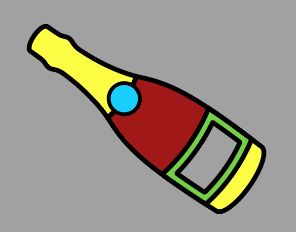 Botella de champagne