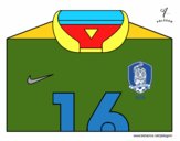 Camiseta del mundial de fútbol 2014 de Corea del Sur