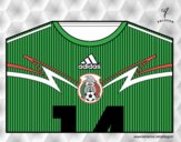 Camiseta del mundial de fútbol 2014 de México