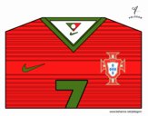 Camiseta del mundial de fútbol 2014 de Portugal