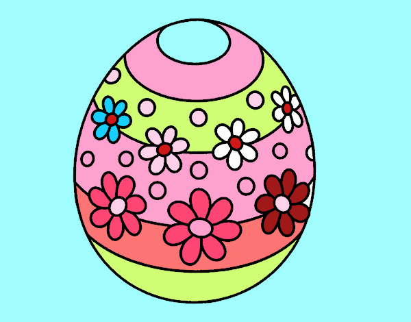 Huevo de Pascua de primavera