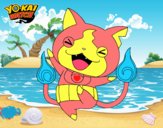 Jibanyan feliz