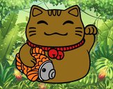 Maneki-neko de la abundancia