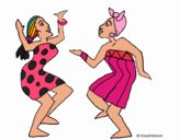 Mujeres bailando